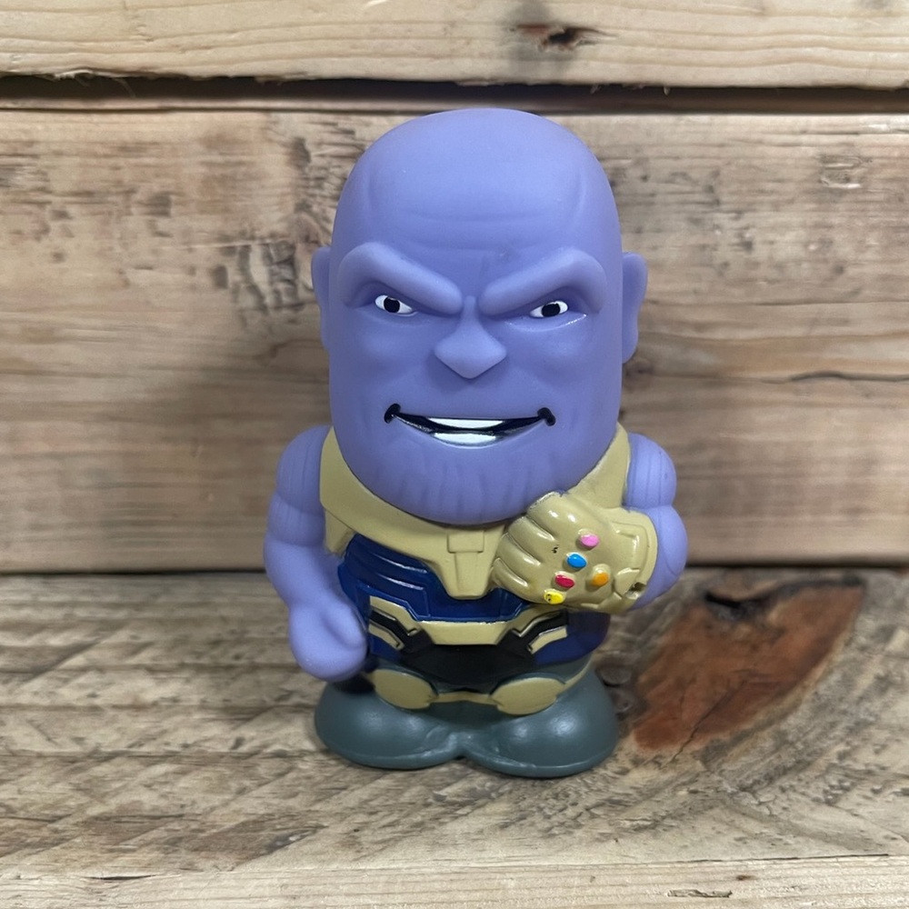 Marvel Thanos Rubber Bath Tub Squirter Superhero Swimming Pool Figure Water Toy